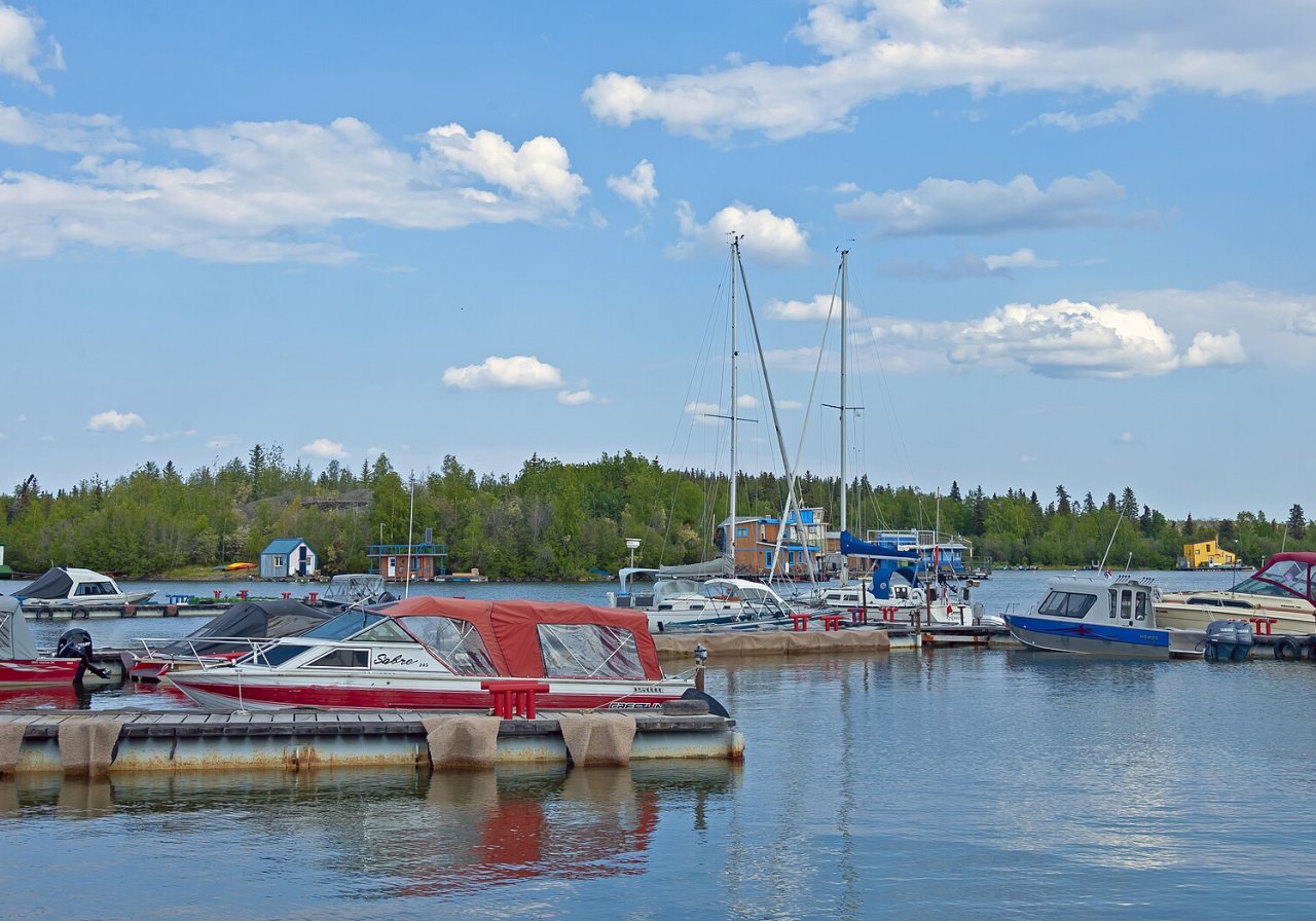 Great Slave Lake at golden hour