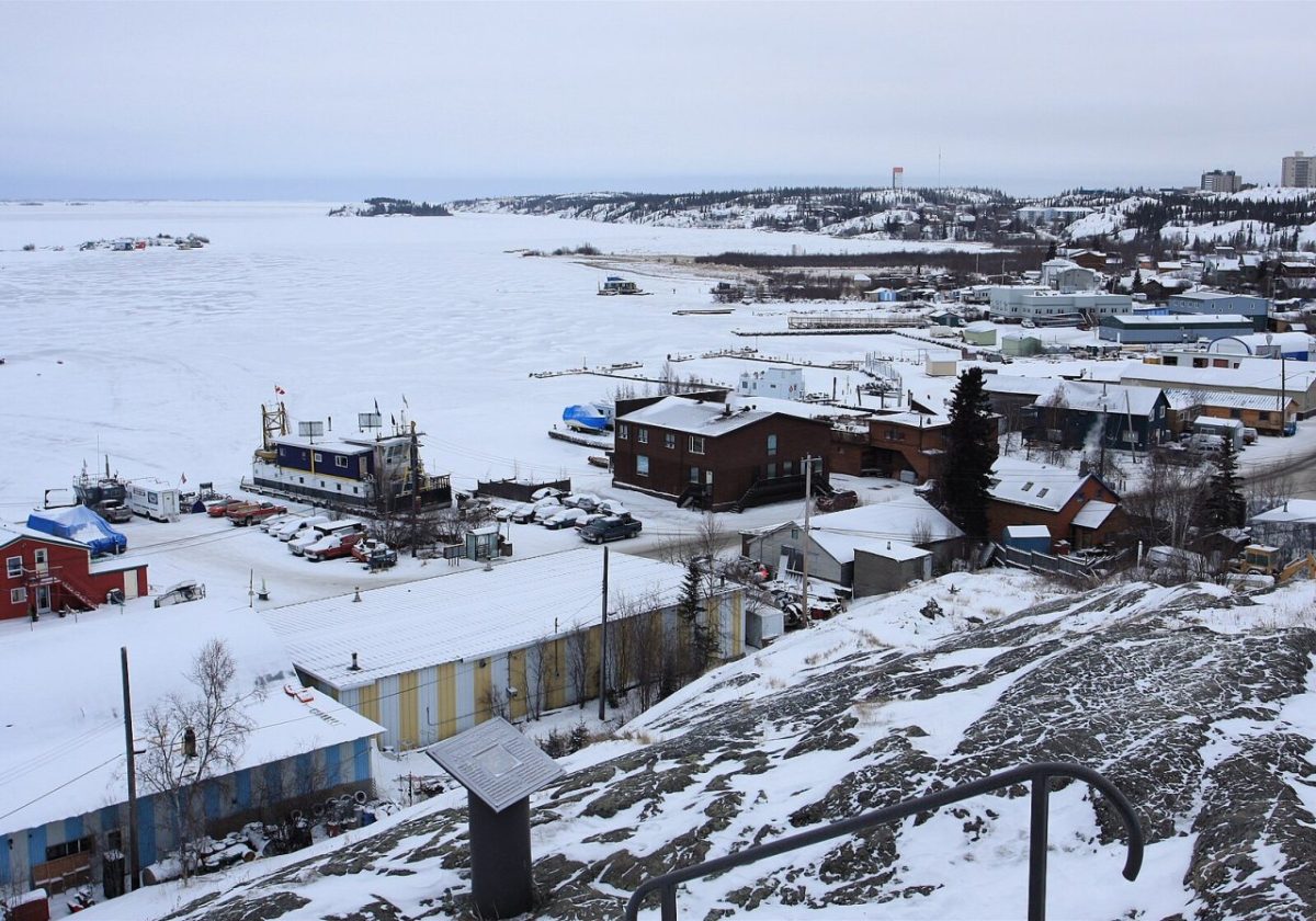 Great Slave Lake and Old Town from Pilots Monument