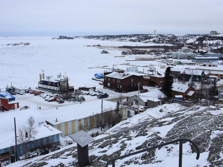 Great Slave Lake and Old Town from Pilots Monument